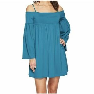 Susana Monaco Longsleeve Cold shoulder Mini Dress